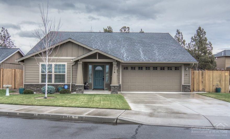 Quality Single story home in Over 55 Residential community, Finished 2 car garage with epoxy floor. 3' doors and hallways, Open floor plan with vaulted ceilings and 11 foot ceiling in the living room. No Step Shower in master, Spider custom insulation. Quality slab granite counter tops & walk in Pantry. Knotty Alder cabinets and Maytag appliances, center Island with eating bar. Easy low maintenance garden area, underground sprinklers, Security System. High End finishes Must See!