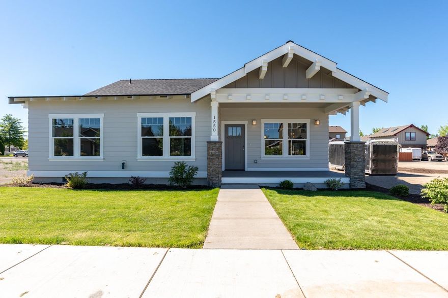 New construction by long time Central Oregon builder AllyBrooke Homes in sought after Canyon Rim community. Spacious single level home is accented with laminate wood flooring, quartz kitchen island, tile backsplash & stainless steel appliances. Generous floor plan includes 3 bedroom, mud room as well as covered front & side patios. All this with canyon access! Come feel the quality AllyBrooke Homes ingrains in every detail of construction.