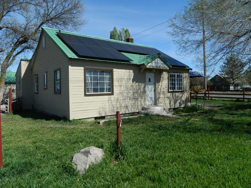 Here is an opportunity to own a house with some property and have a rental to help with your mortgage. The main house is a 1216 sq ft 3 bedroom 1 bath home and the ADU is a 672 sq ft rental or extra living for extended family. It is located in the Henley school district. The property has had solar installed to help reduce your power bills