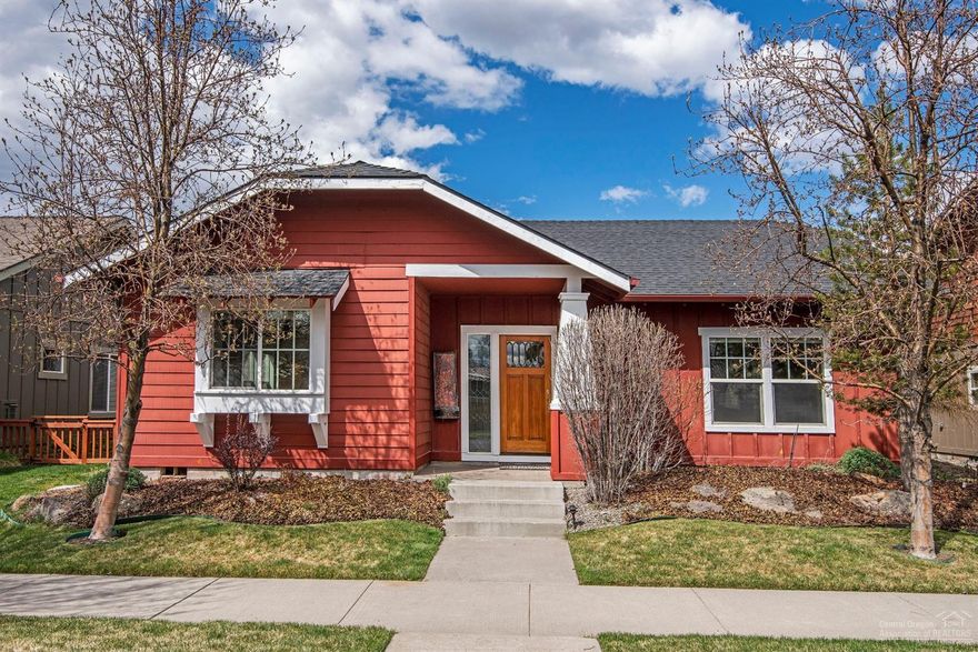 Ideal for home office or down-sizing.. Two bedrooms have been opened up to form a large office/guest space that provides an open modern floor plan. Large master bed & bath is handicap friendly. Very large deck that is waiting for evenings on the deck to enjoy with friends & neighbors while nibbling on fresh raspberries from the raspberry hedge. Private, quiet neighborhood yet close to restaurants, parks, private & public schools and all that Central Oregon's beautiful lifestyle offers.