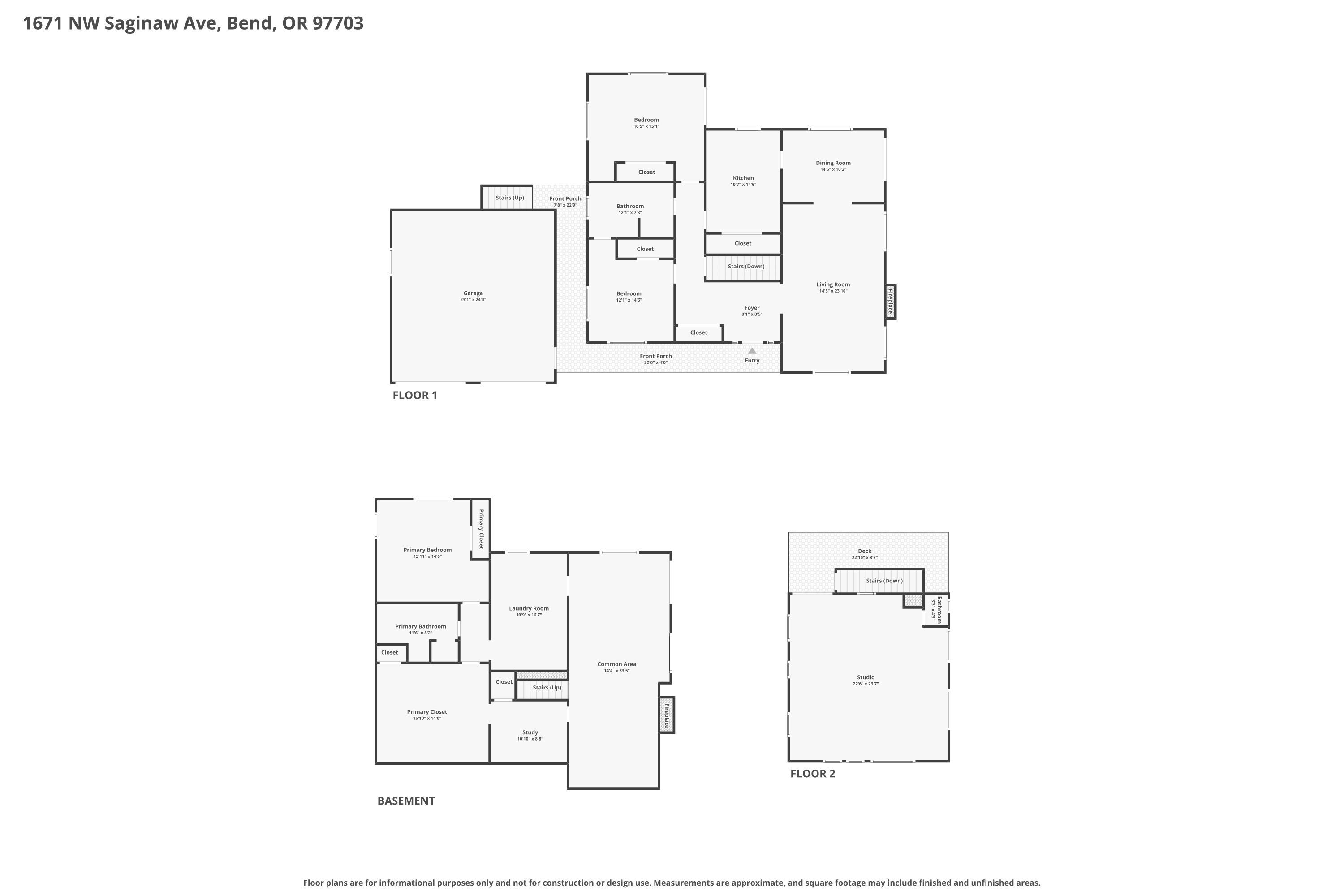 1671 NW Saginaw Ave, Bend, OR, 97703, USA, 3 Bedrooms Bedrooms, ,3 BathroomsBathrooms,Residential,Active,1671 NW Saginaw Ave,220222277