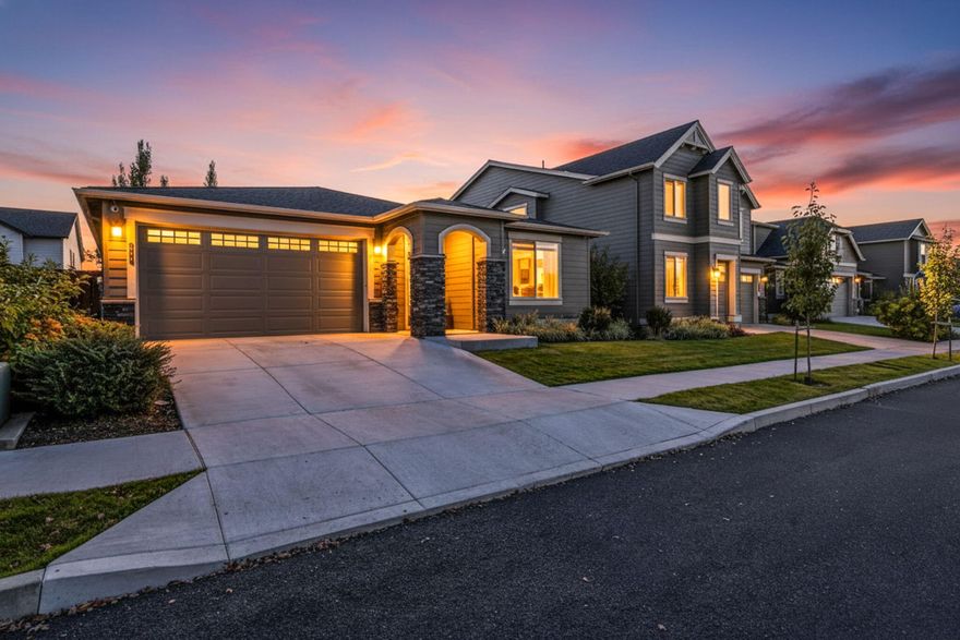 Seller is motivated! Energy efficient home equipped with solar panels. This beautiful single-level Pahlisch home in Ochoco Pointe is ready for you! The home is 1,765 sq ft with 3 bedrooms, 2 bathrooms, and a 440 sq ft two-car garage. Stay warm and cozy with natural gas fireplace and central air heating and cooling system. Kitchen features a large kitchen island, pantry, quartz counters, stainless steel appliances, and knotty alder cabinets. The Solar PV system is owned. The backyard is ready for entertaining with a covered back patio and beautiful xeriscaped landscaping, with turf in the backyard. Ochoco Point community offers access to a neighborhood swimming pool, park, and basketball court. The HOA takes care of the front yard landscaping. Seller will contribute $5000 credit towards buyer's closing costs with a full priced offer.