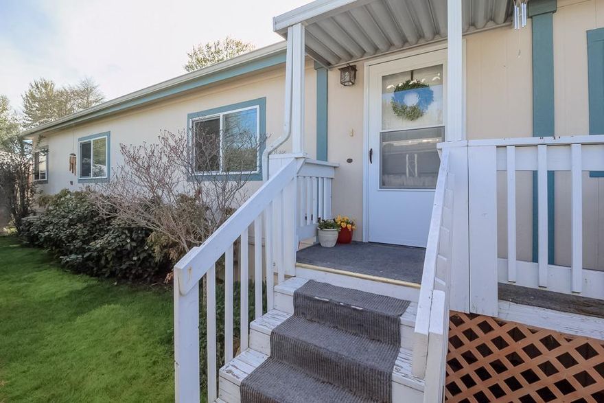 2004 Built Double wide, certified good cents home, designed for generous space & flexibility for your furnishings, wheelchair accessible wide doorways & handicap friendly shower in one bathroom, Split floor plan & very open with 5 bedrooms plus a large laundry room, Master bathroom features a large jetted soaking tub & shower. Sliding glass door off the living room to back yard where you can plant a garden you'll find it's an ideal spot to relax in privacy.The park offers endless amenities. such as, salt water pool, walk in sauna, Jacuzzi spa, library with free wifi, fitness center, basketball & tennis courts, fully fenced playground, security staff & more! the home has fresh new interior paint through out, A storage shed will help with storage needs outside. Fully fenced RV & Boat parking available. All of this located minutes to shopping, great restaurants, golf course, bike paths, theaters and more!