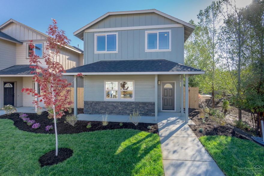 Now complete, the Hawthorne floor plan in one of Redmond's premier neighborhoods. 3 bedroom, 2.5 bath, 1,766 sf of living space plus upstairs loft area. Lg great room w/fireplace open to Dining & Kitchen w/eating bar. Modern white cabinets, Quartz slab counter tops, all Stainless Energy Star appliances. Gas forced air w/high efficiency furnace & A/C. Double car garage. Landscaped w/ auto sprinklers, fully fenced. 11 other floor plans available - see us at our model home: 3095 NW Alder Pl Thu-Mon, 12-5pm