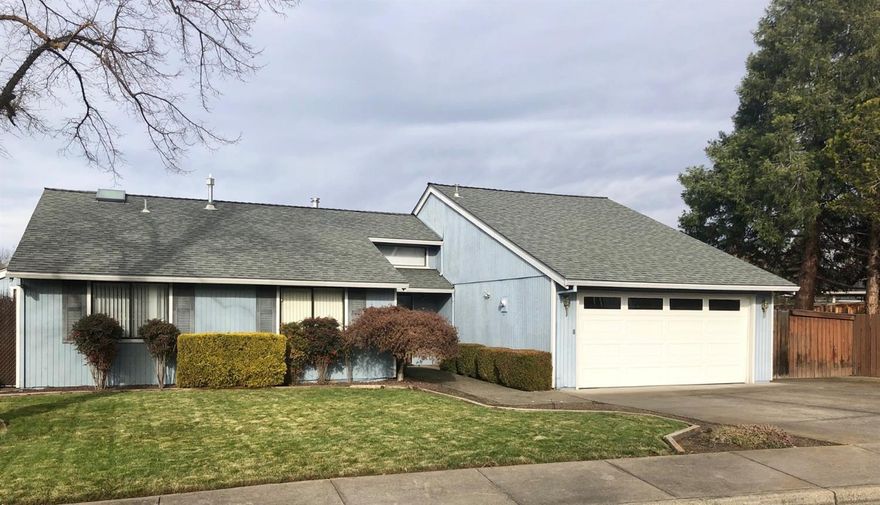 This home has been lovingly cared for throughout the years. It offers a great location, close to schools and shopping. Private and fenced backyard plus RV parking with hookups. Newer Roof and Furnace. As you enter the home you'll walk into the spacious living room. All 3 bedrooms and 2 baths are to the left and to the right you'll find the kitchen and dining room with newer floors. 2 car attached garage has plenty of cabinets and a convenient fold down ladder to access the attic for extra storage.