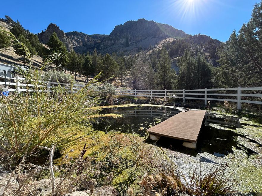 If you are looking for the ultimate privacy in a spectacular setting, this is it. Ideal for that weekend get-away or full time. Nestled on the west side of Black Butte near Mitchell, this property boast 203.6 acres with a cozy home/cabin and a strong developed spring that supplies the house and a year round pond. The geological features of the property are impressive with awe inspiring vertical rock formations and access to the top of Black Butte which lies on the adjacent BLM parcel. There is also a second spring. The home is powered by a state of the art 240 volt solar and battery system. Batteries are about 3 years old with a 20 year transferable warranty. LOP tags available (check with ODFW). There is a 1,000 gallon buried propane tank. This is a must see, off-grid opportunity just 10 minutes from Mitchell, 45 minutes from Prineville and an hour and twenty minutes from Bend.