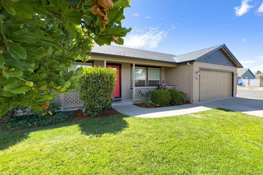 Discover this charming, newly updated 3-bedroom, 2-bathroom home nestled in a quiet, friendly neighborhood in Eagle Point. Boasting fresh paint, new flooring, and modern fixtures throughout, this home is move-in ready and designed for comfortable living. The spacious layout offers ample room for relaxation and entertaining, while the bright, updated kitchen makes meal prep a delight, featuring stainless steel appliances and gleaming granite countertops.

Step outside to a private, low-maintenance yard, perfect for enjoying Oregon's beautiful seasons. You'll also appreciate the convenience of an attached 2-car garage, providing extra storage and parking. Located just a couple of blocks from a vibrant city park, you'll have easy access to green spaces, playgrounds, and recreational activities. Enjoy the peace of a tranquil setting with the convenience of being close to local amenities, schools, and downtown Eagle Point. This exceptional home is a rare find and won't last long!