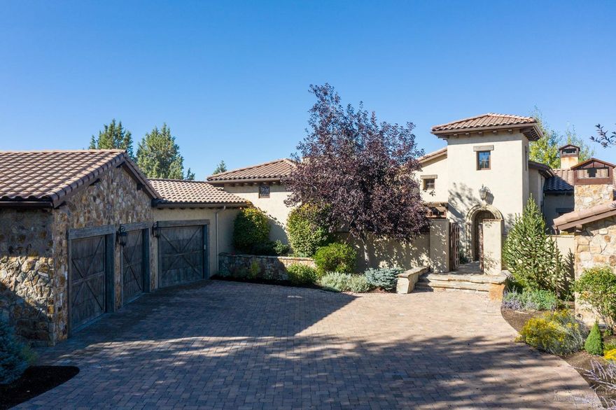 Old world elegance (Architecture) meets modern function. Thoughtful placement of rustic beams, expansive windows & high ceilings create a timeless feel. This incredible homesite takes on Cascade mountains & endless golf course views on the Nicklaus #8. Course & lake views from many large windows. Entertain in the grand size Great Room or large covered outdoor living space. Timeless & peaceful with space for family and friends to gather. The Master Suite opens onto the patio. New Sauna, dual closets, walk-in shower and soaking tub. Vintage wide plank wood flooring & stone throughout. Amazing Chefs kitchen, butler's pantry, island bar, space for 4 stools & breakfast area. Wine cellar room w/Antique Jerusalem Limestone floors, abundant library space to house all of your favorite books. Stay & sip or dive into a good read. 4 En Suites with tiled baths. The Upper level Office/Studio and large rooftop deck w/360-degree Views. Detached Casita w/gas fireplace, built