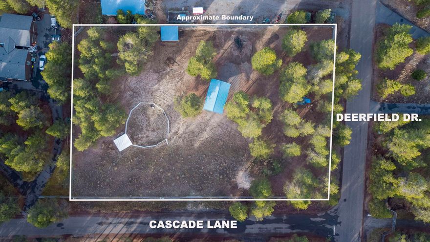 Build Big Dreams on this fully fenced corner lot with electricity connected, a developed private well with 2 frost free spigots,, standard septic system used for the RV, a horse roundpen, shelter, hay cover and carport and fiber optic internet available! Thoughtfully cleared of trees and brush, it still maintains enough trees for shade and privacy. The level terrain gives great options for your new home, ranch setup, or weekend retreat. With easy access and essential improvements already in place, this versatile property is ready for your vision. Also, there is no HOA!