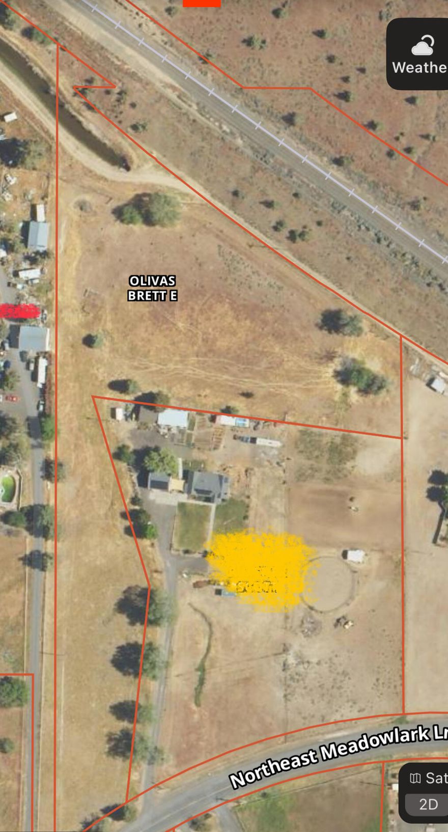 Ready to build your dream home? This could be the perfect property for you. This is 4.2 acres zoned RR-2 with access from Meadowlark LN. Property has 1.8 acres of Irrigation rights. Buyer to do their own due diligence on all development opportunities. See photo of map, property is in the shape of a ''P''.