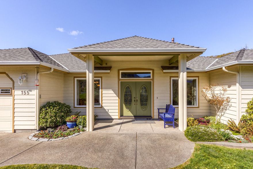 Enjoy the amazing view from this beautiful home with a sunroom for year round enjoyment. RV parking, raised garden beds, garden shed, fruit trees, pergola w/grapes, paver patio, hot tub, fenced backyard & beautiful landscaping. Prepare to be impressed when you enter through the double door entry into the open living area with hardwood floors, beautiful fireplace with built-ins, separate sitting area, formal dining & a breakfast area. Granite counters in the kitchen with gas (propane) stove with double ovens & a pantry. The utility room has a lot of counter & storage space as well as a laundry sink. 
The primary bedroom includes an ensuite bath recently updated with double sinks, custom cabinetry and a spacious walkin closet. Boarders BLM which provides privacy, peace & quiet. Property is in a Firewise neighborhood (per seller). Buyers to perform their own Due Diligence into all aspects of the property including intended use and condition. 4 hr well flow in 2021 avg. 7.9 GPM.