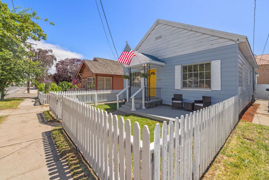 Welcome to this beautiful 3bedroom, 2bathroom Craftsman-style home blending classic charm with modern upgrades. With 1,238 square feet of living space, & an additional 360 SQF of bonus space in the basement. This home offers comfort, style, and unbeatable convenience, all nestled just minutes from downtown Klamath Falls, OIT, Sky Lakes Medical Center, and public transportation. The detached garage offers additional storage or workspace potential. This home is move-in ready and full of value. Key Features & Updates: Freshly Painted Interior & Exterior - clean, bright, and ready for your personal touch. Updated Flooring in the living & dining areas - stylish, durable, & easy to maintain. Updated Kitchen - featuring upgraded appliances & refreshed finishes. Recently Replaced Garage Door Opener w/ remote access for ease and security. Upgraded HVAC and Central Air Conditioning. Detached garage offers additional storage or workspace potential. This home is move-in ready and full of value.