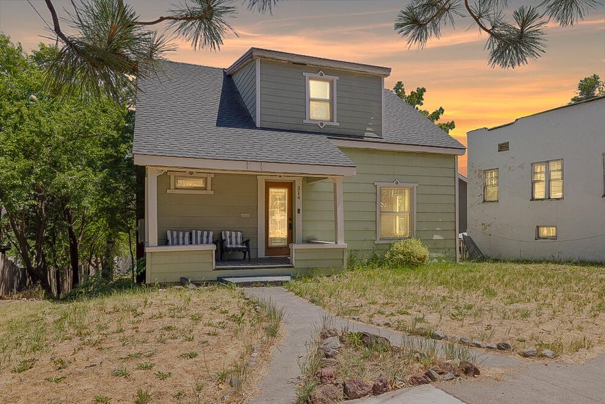 ''Accepting Back-Up Offers: 1st of offer is contingent on selling their home'' Step into the charm of this character-rich 2-story home, just a stroll from downtown Klamath Falls' restaurants, stores, and coffee shops. Original wood floors and a formal dining room with French doors offer timeless appeal, while the updated kitchen with open shelving adds modern flair. The spacious living room is perfect for entertaining, with room for an office nook. A 112 SF enclosed sunroom (not included in listed SF) is ideal as an art studio, office, or home gym. With 3 baths (1 full, 2 half), there's flexibility for guests or future expansion. The basement includes a half bath and exterior entry—offering potential for a separate unit. Detached 2-car garage with alley access provides off-street parking. Previously a successful full-time rental at $2,000/month, with room for increased income. Fantastic for anyone seeking proximity to OIT or Sky Lakes - this one's a rare find!