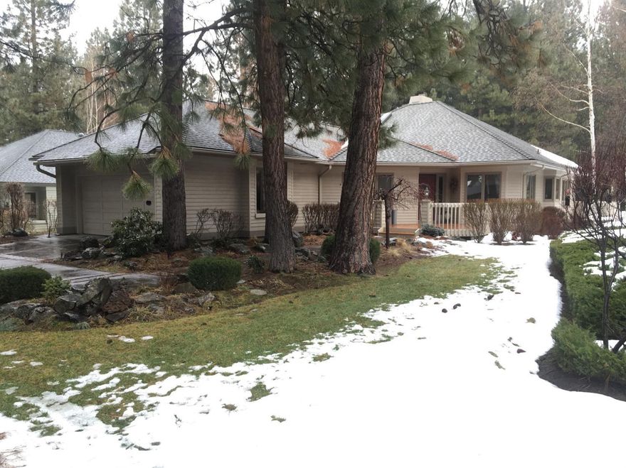 Imagine living in a turn key single level lovely home in Willow Creek situated slightly south of Bend Golf and Country Club. Everyones favorite floor plan with living room and master sharing a fireplace. Lovely nook off updated kitchen. Well maintained decks and landscape.