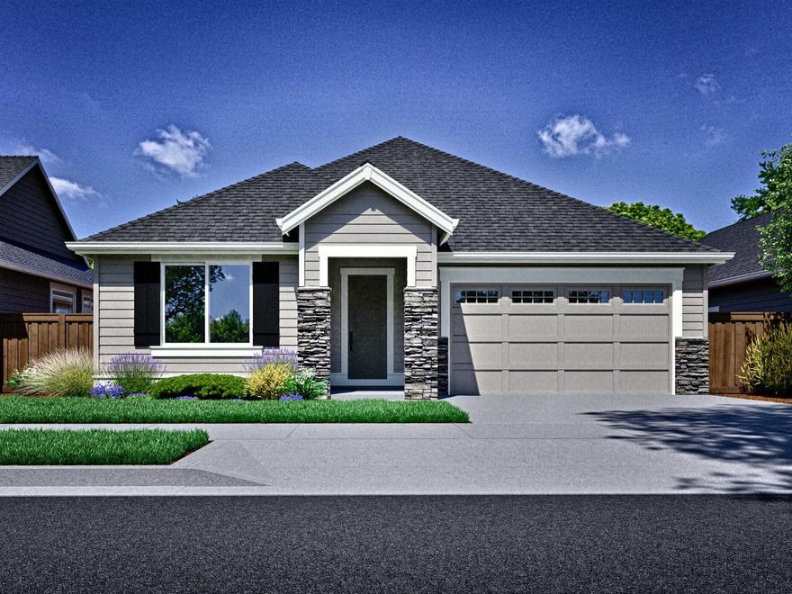 River's Edge is located on Bend's prestigious northwest side with beautiful easterly views offering a front row seat to view the fireworks off Pilot Butte. Those living here are in close proximity to the Bend Park and Recreation District River Trail, Sawyer Park, shopping, and have quick access to the rest of town.  Walk to the River's Edge Club house and driving range. 

In this friendly River's Edge community, you'll meet your neighbors out walking their dogs during your evening stroll.

Homes in this community are crafted with integrity and quality in mind, including smart home integrations.

2,228 SF single level will delight all the senses with the natural light, beautiful chef's kitchen, dining & great room. Relax in the Gracious primary suite with large walk-in closet, tile walk-in shower, dual vanity and soaking tub.

Photos are of Wentworth floor plan.  Purchase now to select your finishes.