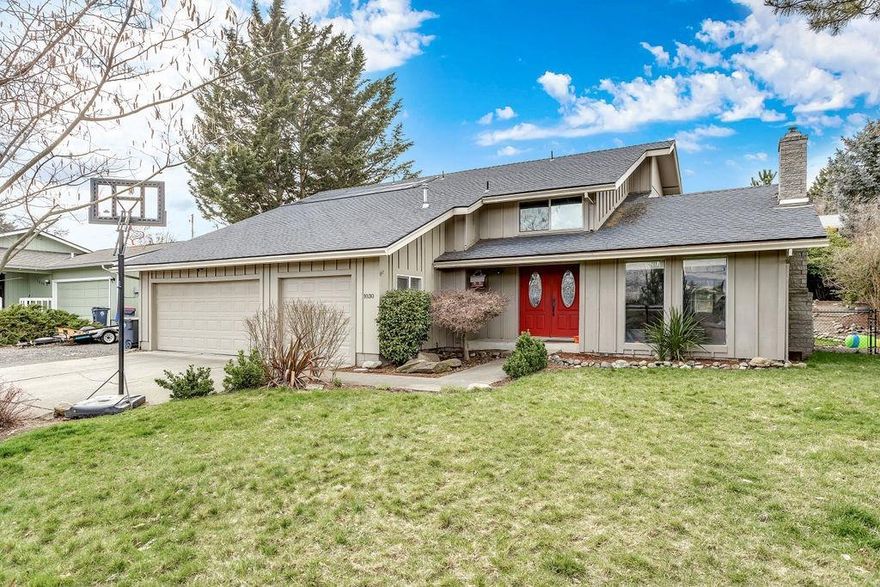 Beautifully remodeled family home in a great, established neighborhood close to the hospital, St. Mary's and Rogue Valley Manor. Vaulted entry and great room bring style and character to this well-appointed E Medford home. Oak Hardwood and tile flooring throughout the primary living areas provide warmth and durability. Spacious kitchen features a tiled backsplash, stainless appliances include dual ovens plus convenient access to the formal and informal dining areas. Main level master suite with walk-in closet and roomy bathroom. Laundry and addtn'l half bath also on the main level. Upstairs are three large bedrooms, an additional bathroom and great storage/bonus spaces. Spacious 2+ car attached garage plus RV parking. Covered patio in the back. Very private .27 Acre lot with views and privacy.