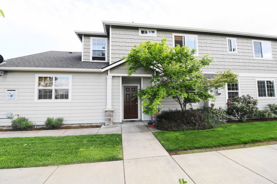 Attention home buyers and Investors! This home is composed of quality construction and pride of ownership shows throughout! This Home boasts open floor plan, 1774 Sq ft with 3 bed 2 and 1/2 baths, including a gas fireplace, great counter space with slab granite countertops and plenty of cabinet storage, custom wood cabinetry, Stainless steel appliances, full appliance package includes refrigerator, washer, dryer on main level, Dishwasher, garbage disposal and microwave!!! There are 3 Spacious Bedrooms upstairs with a large master suite and 2-car finished garage. The yard is landscaped, fenced with sprinklers and a patio.