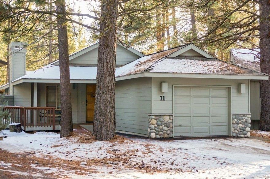 Well maintained single level Sunriver home with strong rental income near bike paths & Sunriver Village. Bright light fills open concept floor plan with vaulted ceilings via South facing great room and dining / kitchen windows. Nice sized master bedroom with convenient deck & hot tub access though slider glass window door. Junior master suite with dual bath access facilitates maximum function. A/C, large deck & single car garage round out nicely balanced property. Offered fully furnished ready to enjoy! SHARC paid in full. Ask for complete list of recent maintenance / upgrades.