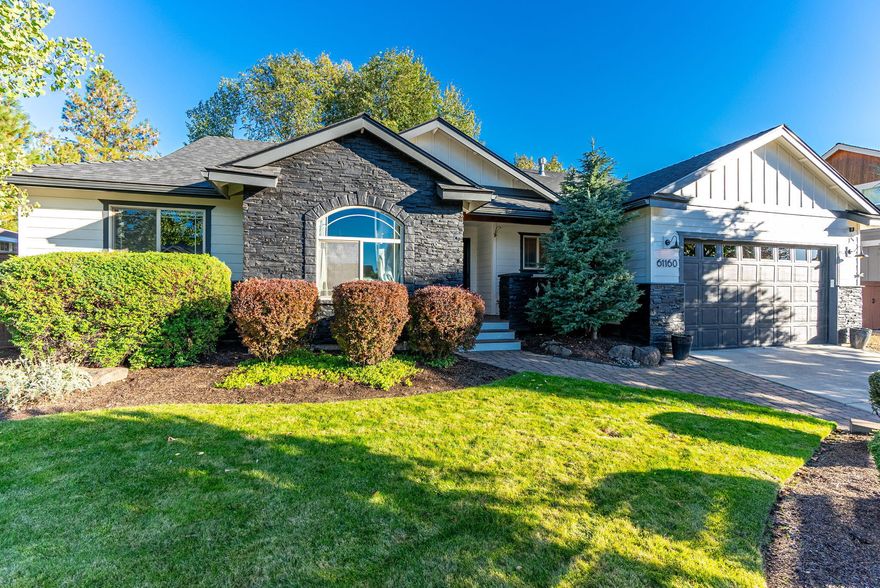 Welcome to Aspen Creek. This stunning one-owner home was thoughtfully designed & lovingly maintained. Custom built, & lives like new, offering high finishes abound, incl. granite slab countertops, designer hardwood floors, custom lighting & fixtures add style & warmth to every room. Recent upgrades bring great value with a brand-new roof, new furnace, A/C, water heater, & beautifully updated kitchen & baths. Located in the established Ridgewater community, you'll enjoy oversized lots, walking trails along the canal & a community park. Just moments away are the 37-acre Alpenglow Park & Caldera High School, offering convenience & connection to Bend's best amenities. Step outside to your private, fenced & landscaped backyard, complete w/ paver patio, a relaxing hot tub & ample RV parking. A triple tandem garage & generous attic storage provide space for all your Oregon adventures. Timeless, turn-key & ideally located. Seller is a licensed broker in the State of OR