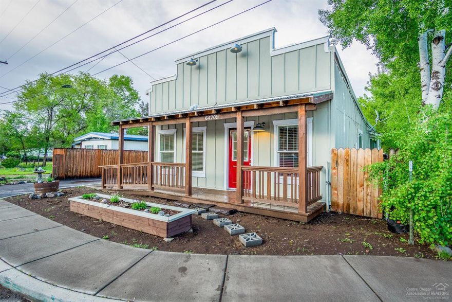 If walls could talk this building would be telling the story of the bygone days of the Town of Laidlaw. Built circa 1907, this building was the original confectionery of the town and since then has seen many trades, artisans and entrepreneurs come through its doors. Lots of talk and energy about all the good things happening and the hot expansion in Tumalo. This is prime time to follow your dream of owning your own piece of history and becoming part of and contributing to a thriving and very strong community. The last use was a 'take and bake' pizza store. Perfect for an office, a retail space for your craft, a cold pressed juice bar, wine shop, catering? 977 sq. ft. Plenty off street parking, high traffic area, great signage potential, Exterior is landscaped, sprinkler system installed, drip system, sprinkler timer and fenced.