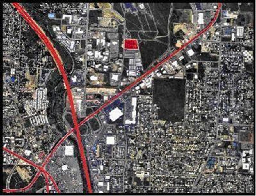 Partially Broker Owned. Industrial/Office site on major road to new airport terminal with airport frontage and possible access. Can build multi-story building per Airport Manager. Owners would consider division of the property, land lease or build to suit proposals. Currently has tentative plat approval for multi-lot subdivision (See Attached). Will sell parcel 1 & 2 at $7.95/sf and Parcel 3 at $6.95/sf.