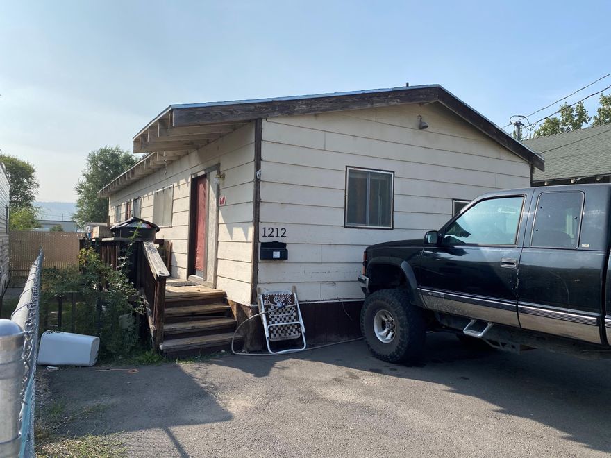 Spacious three bedroom, one bath with natural gas forced air heat.