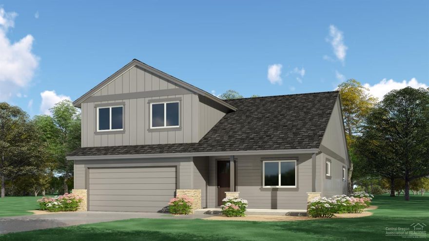 Willow floor plan in one of Redmond's premier neighborhoods. 3 bedroom, 2.5 bath, 2,025 sf of living space. Lg great room w/fireplace open to Dining w/eating bar, Quartz slab counter tops, all Stainless Energy Star appliances & corner pantry. Gas forced air w/high efficiency furnace. Double car garage w/ covered front and back porches. Front landscaping w/ auto sprinklers, fully fenced. see our Model home @ 3095 NW Alder Pl Thu-Mon, 12-4pm