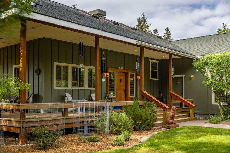 Beautiful view from this gorgeous custom built home! Large vaulted great room, kitchen, and dining with wood beams. Master on the main! Upstairs bedroom/office with a view of the river and its own private balcony. Large two car garage and tons of storage. Come see this meticulously maintained home!