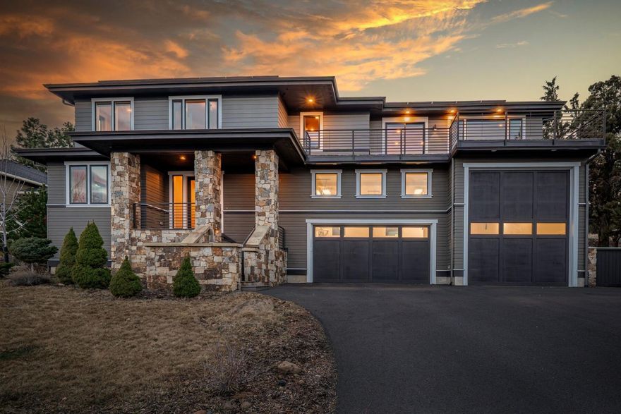 Nestled in River's Edge Golf Course, 3334 NW Fairway is a custom home blending luxury, comfort, and outdoor living. Wake up to stunning sunrises over Pilot Butte and the Ochocos, then unwind with fairway views from expansive covered decks.

Spanning 2,728 sq. ft. on a .27-acre lot, this elegant home features an elevator for convenience. The open-concept upper level is an entertainer's dream, with a chef's kitchen, grand great room, and a primary suite with a spa bath, heated tile floors, jetted tub, and private office.

The main level offers two bedrooms, a bonus room, and two baths. A 40-ft RV garage provides exceptional storage. Explore Awbrey Butte's trails, tee off at River's Edge, or relax in the hot tub under the stars. This is Central Oregon living at its finest.