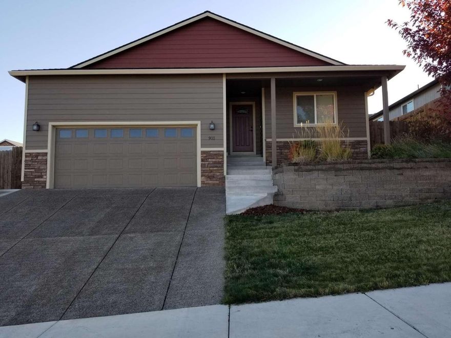 Welcome to this completely custom built home loaded with tons of upgrades & extras. Built by Snyder Creek Development. Great location with incredible views, surrounded by newer homes, just minutes from town and schools. This 4-bedroom, 2-bath home built in 2018 with 1,659 sqft of well-designed living space has wonderful open floor plan with recessed ceilings. Large kitchen, living room & master suite. Granite countertops throughout, upgraded stainless steel appliances, rock facade front, custom cabinets, inside laundry room, upgraded laminate floors in entry, kitchen & dining areas, tile flooring in laundry room & both baths + much more. Large master suite with walk-in closet, walk-in shower & dual sinks. 2 car finished attached garage. Electrical upgrades throughout including fiber optic lines run to the house. Beautifully landscaped front and back yards with timed sprinklers. Rocked RV parking. Covered back patio, completely fenced backyard with RV gate.