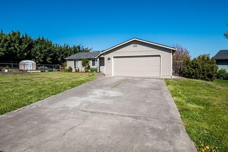 Newly updated 1620 SQFT home in Talent on a huge .3AC lot boasting 3 large bedrooms +an office/4th bedroom and 2 full bathrooms. Some recent updates include new: roof, appliances (incl fridge), carpet, laminate flooring, blinds, cleaned up landscaping, interior and exterior paint. The large front and backyard make for great green space and the large driveway gives plenty of off street parking and/or room for an RV. Virtual Tour Available.