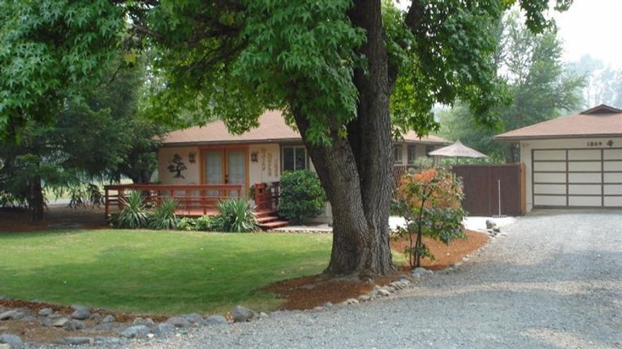 Welcome to the Haiku House'', a soothing Japanese tea house. With special touches throughout, from the spacious front deck to the bamboo flooring, this home has been lovingly updated and cared for! All new windows throughout, and a new kitchen that includes granite counters and a custom handcrafted banquette''. There's a bath in the utility room, and a completely upgraded hall bath with excellent features! The private patio area that separates the home from the detached 2 car garage is perfect for those summer evenings or for expanding square footage. The yard is low maintenance and includes a raised garden bed, terracing, mature trees and shrubs. Located within easy walking distance to Riverside School and Eckstein Park, this home is ideal for first-time homebuyers or those who are downsizing. All information is deemed reliable but not verified, anyone considering the purchase of this property should perform their own investigation into the uses and condition of the property.