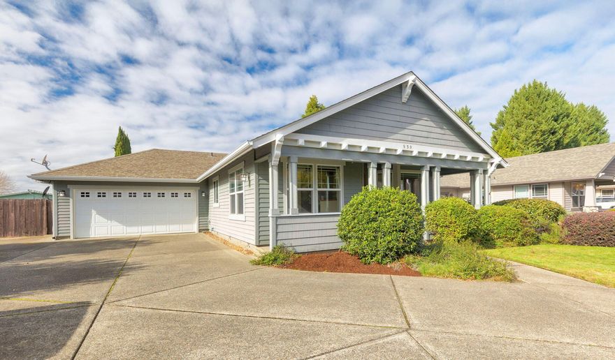 Set on a quiet corner lot in Schaefers Estates, this well cared for home offers comfort and space in one of Grants Pass's most desirable 55+ communities. The home features 2 bedrooms, 2 baths, and 1,350 square feet of easy, single-level living. The backyard is a highlight- private, peaceful, and situated on one of the larger lots in the neighborhood. Just minutes from Reinhart Park, where you can enjoy the Rogue River, pickleball and tennis courts, ponds, and scenic bridges. A comfortable home in a great location with a true sense of community.