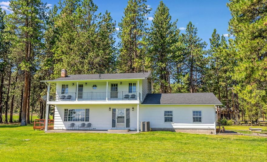 Here is your chance to own a 100% organic 172-acre hay farm with unlimited water! This wonderful property has a 3500 sq ft 5-bedroom 2 bath two-story home with a new 120 x 110 Hay-barn that holds up to 1500 tons, two pivots and two Linear's with low pressure, sprinklers and AG sense pump that can be controlled from your smart phone. This property is home to the Pine Flat  Wedding Venue LLC, which could be purchased separately . This gorgeous property was completely remodeled from top to bottom in 2021 and there's just simply too much to list Here come schedule your appointment today!