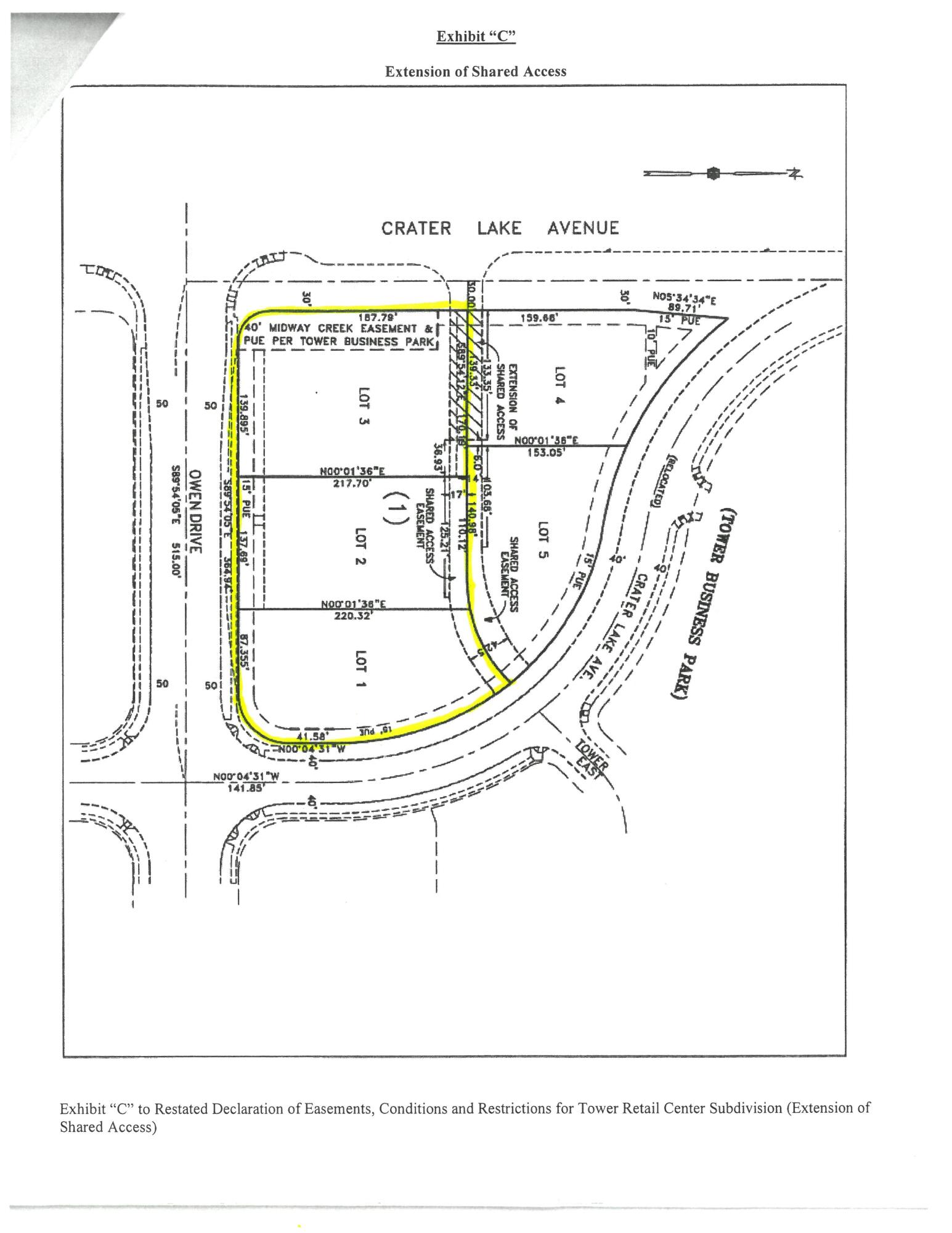Tower Retail Center Subdivision - Commercial Sale
