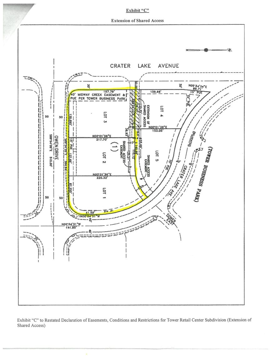 Highway 62 frontage - commercial lots!! High-exposure commercial sites at the signalized intersection of Crater Lake Highway and Owen Drive. Property is part of the Tower Business Park PUD that allows commercial uses on the parcels. Access from Crater Lake Highway has been constructed as well as joint driveway service all 5 lots in Tower Retail Center Subdivision. Owners would consider land leases or build to suit for approved tenants. Broker is part owner of part of the subject property and is acting for profit.