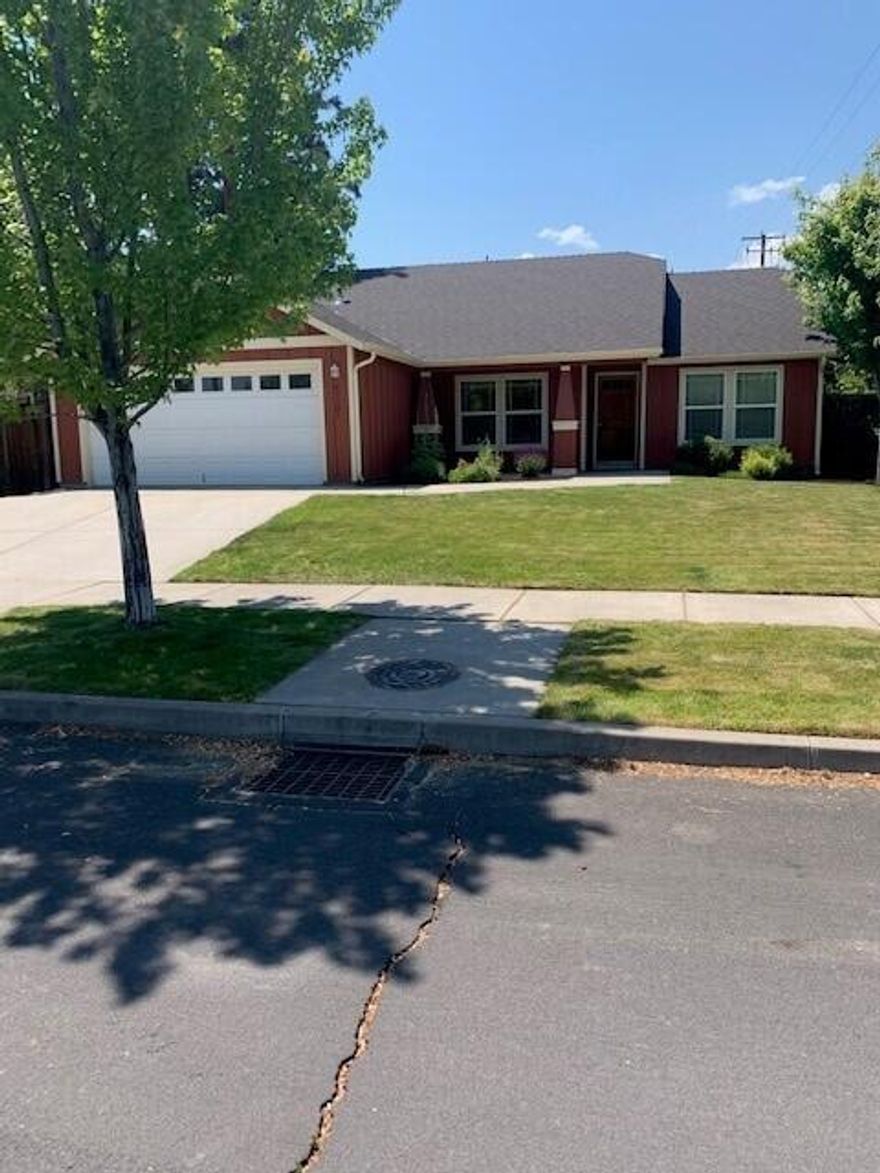 Single level home with a double car garage in a quiet neighborhood in SW Bend. 3 bedrooms, 2 baths plus an office/den, gas fireplace & vaulted ceilings in the living room. Slider door off the dining area to the patio out back & the fenced yard. Nicely landscaped with sprinkler system. Close to schools, shopping, the river trail & the Old Mill District and all Bend has to offer! At the time of listing, it appears to be eligible for a STR. Buyer should do their due diligence and verify with the city of Bend.