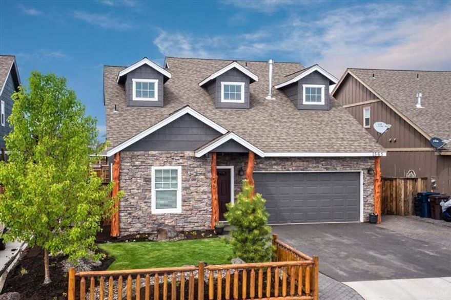 Located close to schools and recreation facilities. Large master suite is located on the main floor, large bonus room upstairs with two additional bedrooms and a bath.Large fenced backyard with fire pit, culture stone BBQ center, play area, sport court and patio area. You will love the serenity as you open the front door. Owner has added stainless steel appliances and granite counters in the kitchen.