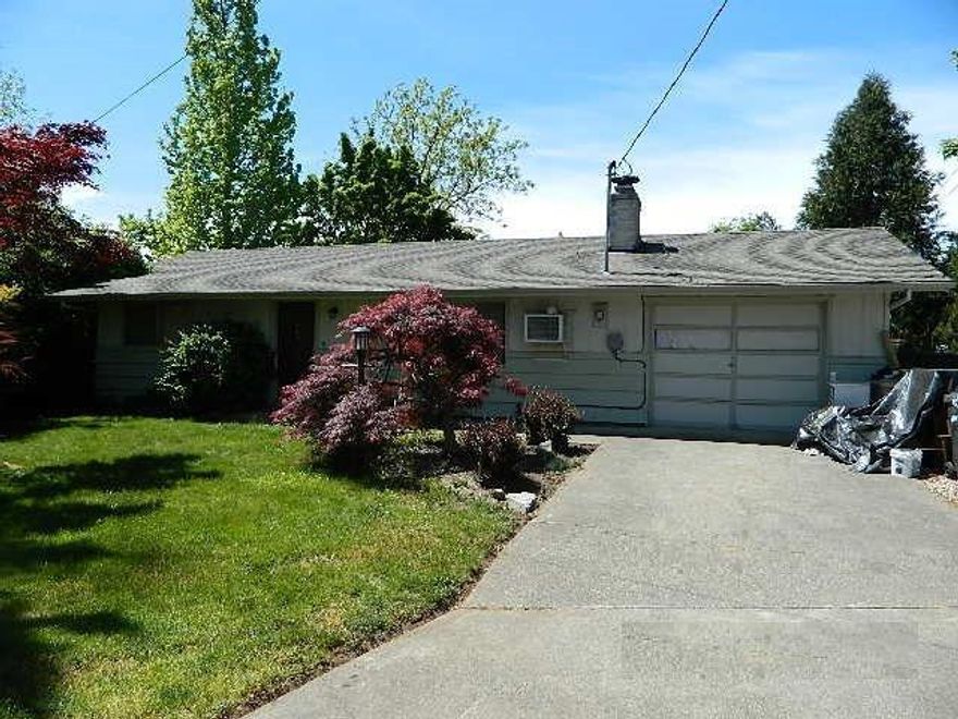 Hurry on this one. Located on a cul-de-sac, newer roof, oak floors, fireplace with wood stove insert, newer appliances, tile tub and shower, covered patio, large fenced back yard, extra off street parking for boat or toys. 1 car garage with sink. Ready to go. All information is deemed reliable but not verified; anyone considering purchasing this property should perform their own investigation into the uses and condition of the property.