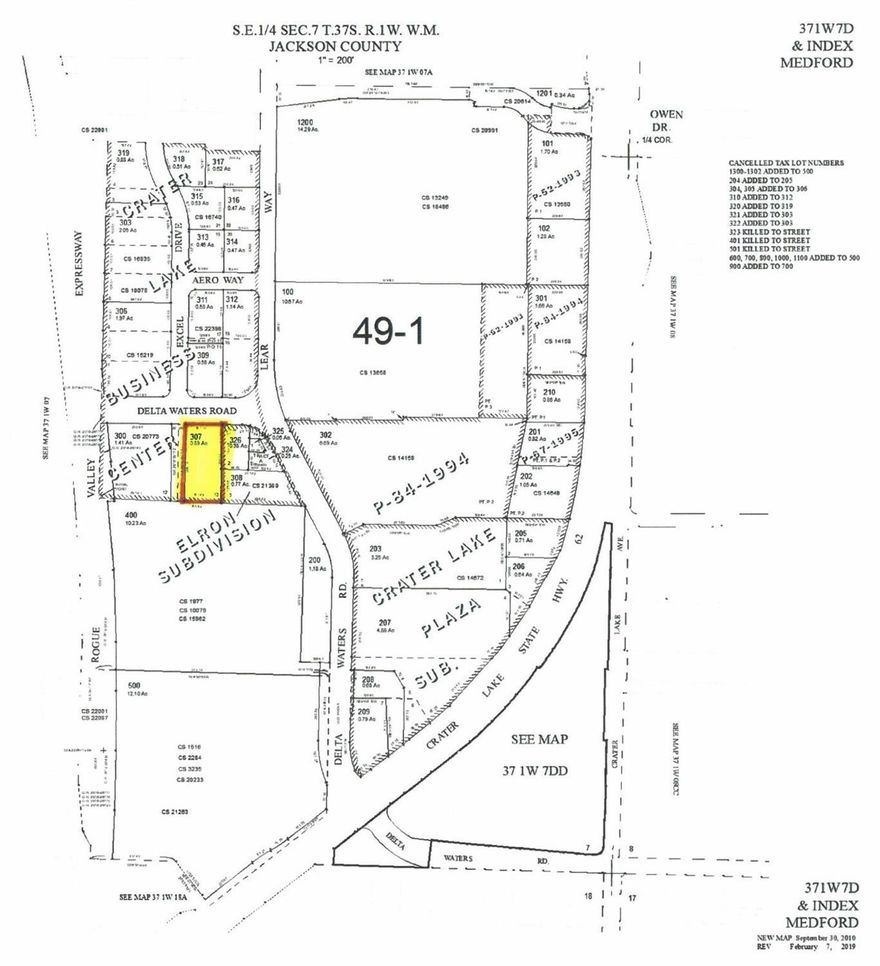 Commercial lot on the corner of Delta Waters & Excel Drive at the ingress/egress to Sportsman Warehouse development. 0.89 acres of land, divided by a drive way. Brokers are part owners. Owners reserve the right to approve use. Owners had a permit to build a strip center on the southerly portion of the property. Permit has expired but fees may still be honored by City. Sales price shall increase by such fees at closing.