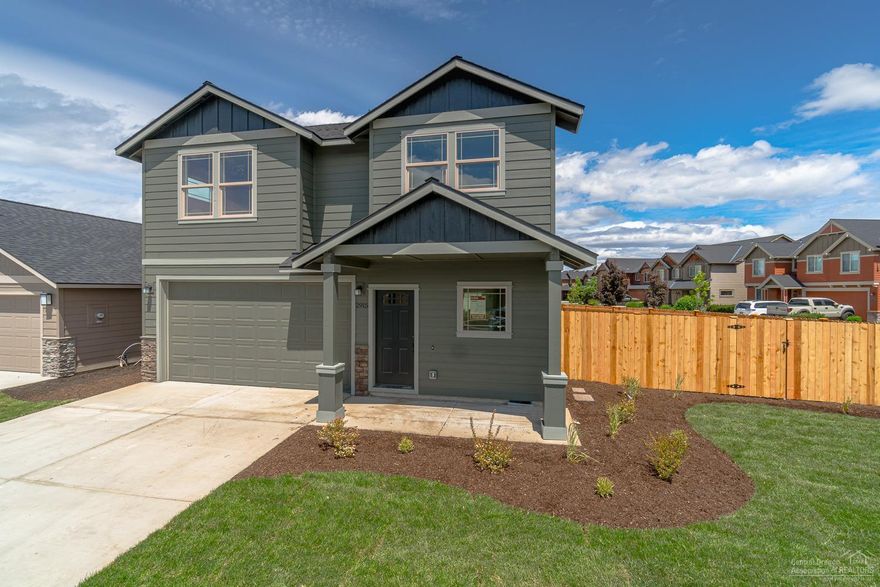 Turn key opportunity in Fieldstone Crossing 1. Huge corner lot w/Cascade Mtn Views & a just completed 3 bedroom, 2.5 bath, 1,771 sf home w/Loft & tons of windows. Lg great room w/well appointed kitchen that's open to dining w/breakfast bar, Quartz slab counters, SS Energy Star appliances, lg corner pantry. Spacious br's, huge Mstr closet, dbl sinks in baths. Gas forced air w/high eff. furnace, AC INSTALLED. Dbl garage w/covered front patio. Landscaped front and back w/sprinklers, 6' cedar fence. Spacious back yard w/room to play & garden, or park your toys. Home is complete! This home also features community amenities - Front yard landscaping maintenance & pool + clubhouse access. Ask about our NO CLOSING COST mortgage options!