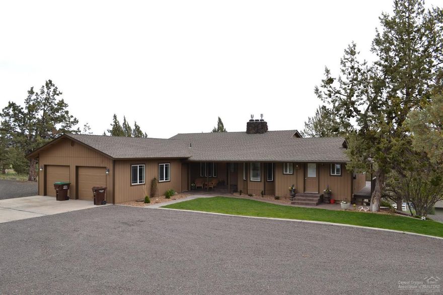 1970's stunner! Classic charm exudes from this 3448 sq. ft. 4 bed, 3 bath home nestled on beautifully landscaped 1 acre private parcel. Lovely kitchen with SS. Appliances, granite counters, under cabinet lighting & large private deck. Stately living room w/massive rock fireplace, master suite w/Jacuzzi & private balcony. Large game room w/bar & sunken man cave for entertaining. This one deserves consideration for sure!