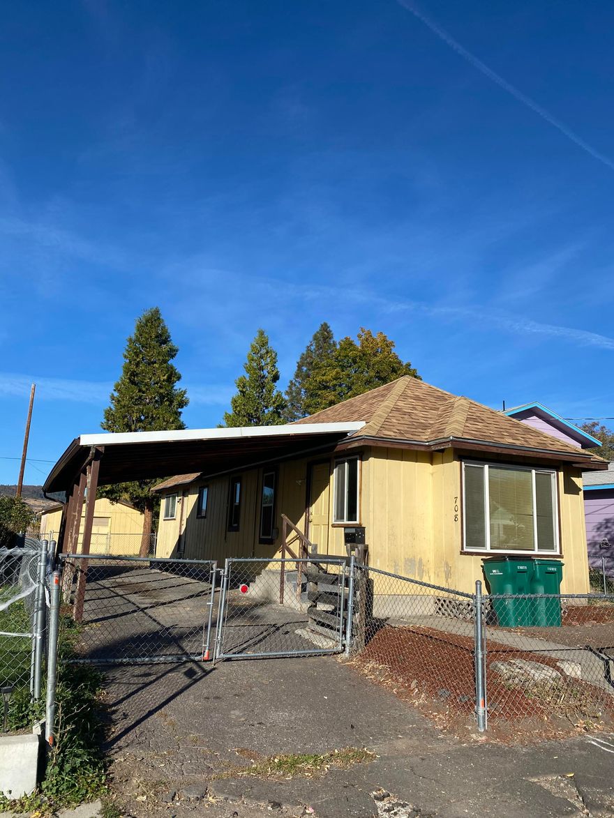 Nice home with great potential, Two bedroom, one bathroom with a detached garage.