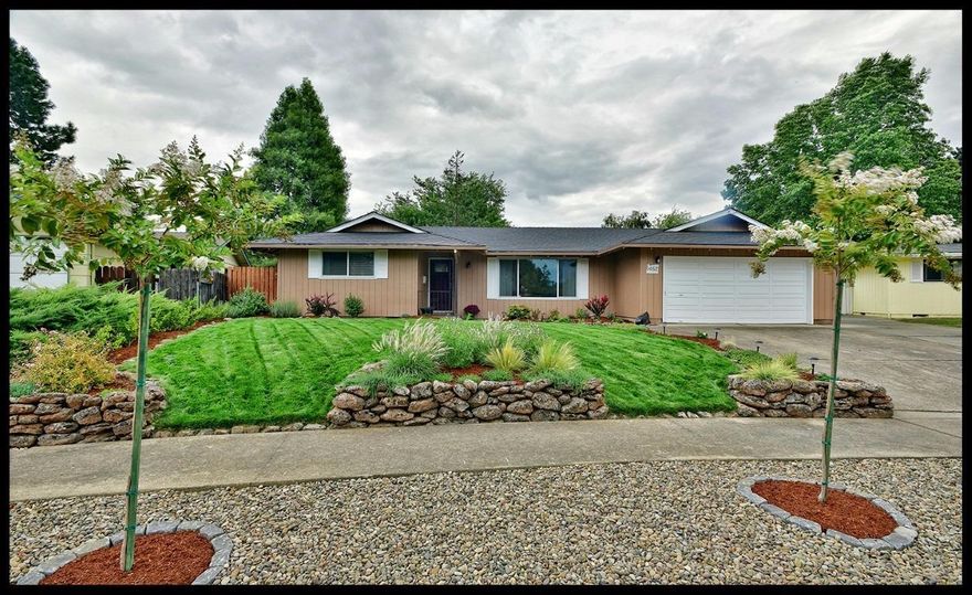 Beautifully updated home in a desirable East Medford neighborhood. This home features 2077 sq ft, 3 bedrooms, 2 baths, RV parking, and a 16x20 mother-in-law/guest quarters with a walk in closet and full bathroom. Owners have updated almost every room in the home. Some upgrades include new 30 year comp roof, windows & sliders, front door, carpet throughout, total kitchen remodel and the list goes on. Don't miss out on this great opportunity. Call for your showing today.