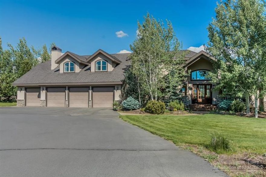 Gorgeous home, gorgeous setting, gorgeous views! Custom designed 3 bedroom, 3.5 bath, 4,419 square foot home on 10+ acres with mountain and meadow views. Beautiful high end finishes and details throughout featuring gourmet kitchen, main living and all bedrooms on the main floor, den/office space, 4 fireplaces, vaulted ceilings, bonus room, 2 heat pumps, and 4-car garage! Nicely done landscaping for exceptional, outdoor entertaining. All located minutes from town.