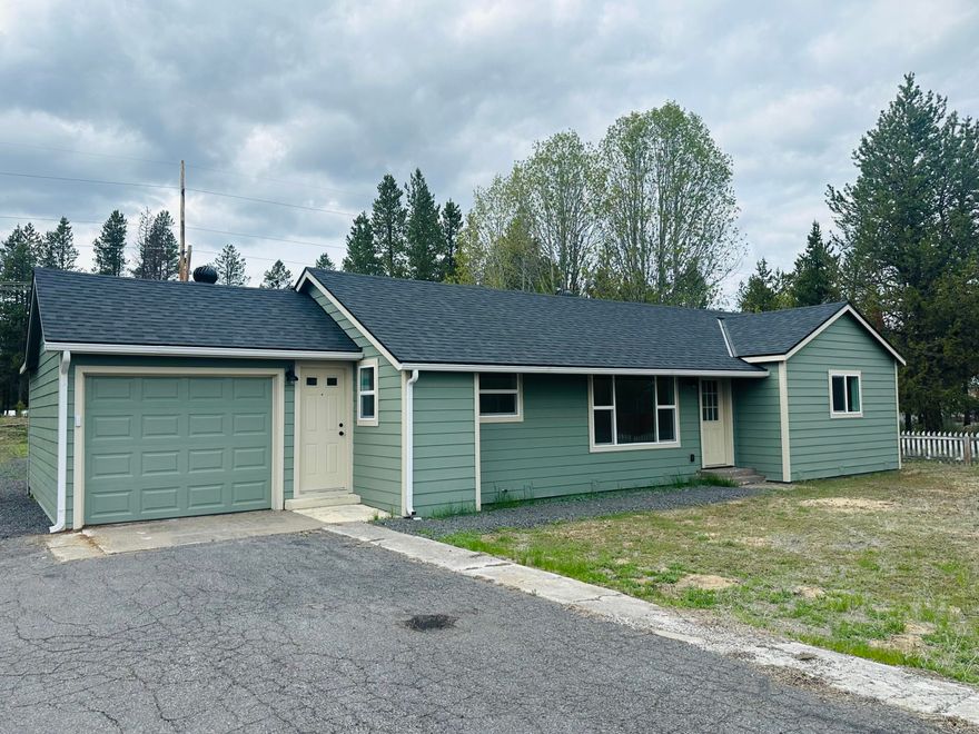 SELLER WILLING TO CARRY w/ agreeable terms! Charming fully rehabbed & tastefully updated single level La Pine home perfect for first time home buyers or investor looking to expand their portfolio! From top to bottom, this home shines & move in ready! Surrounded by National Forest & endless opportunity to explore Central Oregon! Located in Klamath County, favorable on property taxes! All the hard work has been done for you! Waiting for you to add your personal touch! Many upgrades you will enjoy include a new roof, well, exterior & interior paint, siding, windows, remodeled kitchen, cabinets w/ soft close drawers, large island w/ bar stool seating, quartz counter tops, stainless appliances, laminate flooring throughout, tile shower & bath, vanity, ceiling fans, doors, cadet / zoned heating, water heater, modern light fixtures & hardware plus MORE! Large lot for RV parking! Multiple storage buildings & gentle flowing canal at rear of property