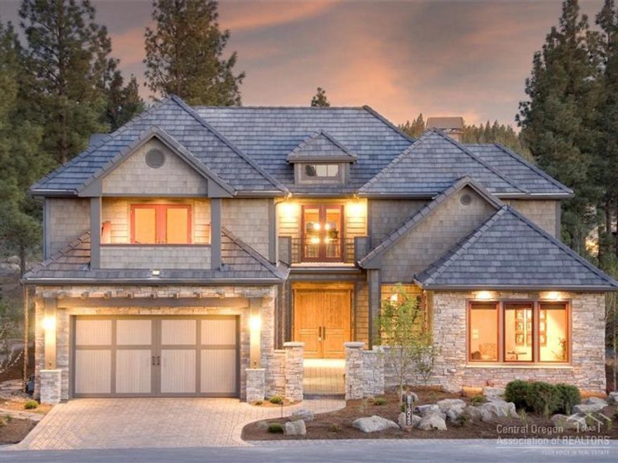 An exceptional home by Artisan Homes and Design. Winner of COBA Tour of Homes; featuring rustic fir floors; distressed custom alder cabinets; hand troweled plaster walls; soaring ceilings; top of the line appliances, fixtures and lighting throughout. All bedrooms are suites. Wonderful outdoor living space for relaxing or entertaining. Located in the quiet community of Three Pines on Bend's NW side.