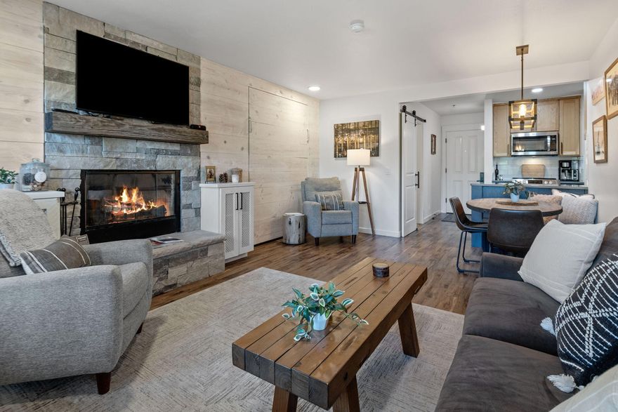 Welcome to your turnkey alpine retreat at the Inn of the 7th Mountain. Bend's premier resort destination just minutes from world-class skiing at Mt. Bachelor and a short drive to downtown Bend. This beautifully remodeled and fully furnished unit is an active STR with a strong rental history, offering a seamless investment opportunity or personal getaway. Step inside to find a thoughtfully updated interior with modern finishes, cozy furnishings, and all the comforts of home. The HOA covers everything: Water, sewer, heating, cooling, garbage, basic cable, WiFi, exterior maintenance, landscaping, 24-hour security. Whether you're sipping coffee on the patio with your furry friends or curling up in front of the fireplace after a day on the slopes, this space is designed for relaxation and connection. Whether you're chasing powder, paddling the river, or soaking in the high desert sun, this is your basecamp for Bend adventure. Don't miss your chance to own a slice of Central Oregon paradise