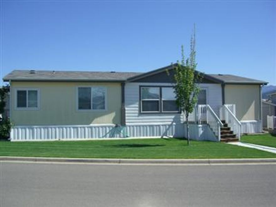 San George Estates, all ages park. Well maintained and managed park. Space rent may escalate for new buyer. Check with office. Extremely attractive newer home, shows very well. Appointment only due to Bo Bo the Boston Terrier that needs to be restrained, very excited.