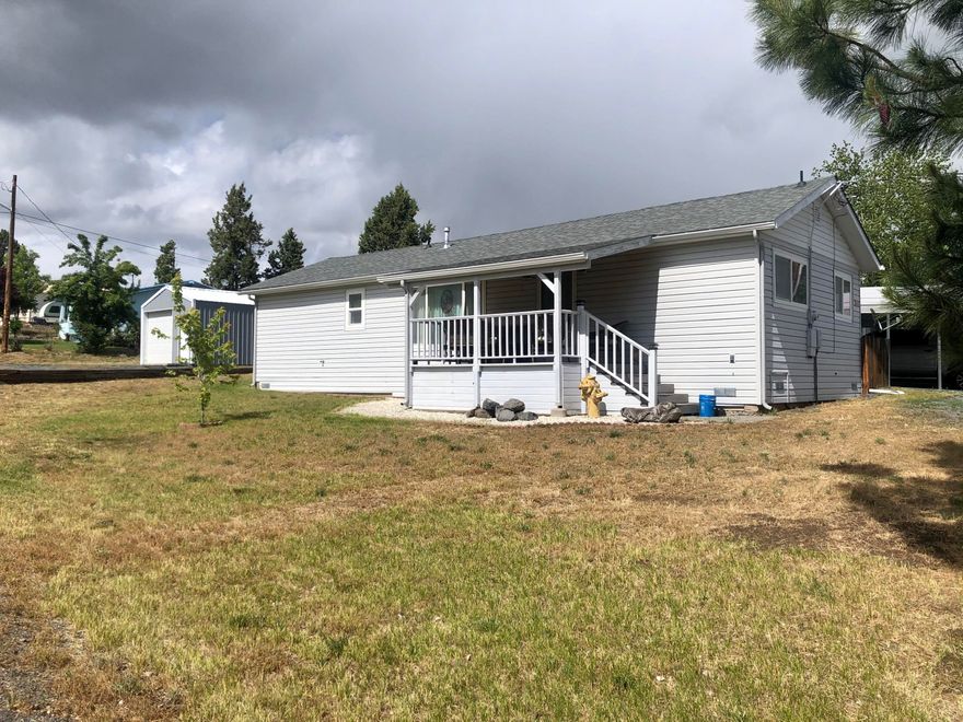 Come check out this adorable move in ready two bedroom home located in Stewart Lennox area! This home features 1,000 square feet with a spacious living room. Large corner lot with 1/3 of an acre! There is plenty of parking including a single car garage/shop. The fenced backyard has a secluded patio great for entertaining. The enjoyment of your yard continues with an inground sprinkler system offering lush green grass. New roof installed in 2016! Enjoy peaceful living minutes from town with mountain views all from your front porch! Schedule your showing today!